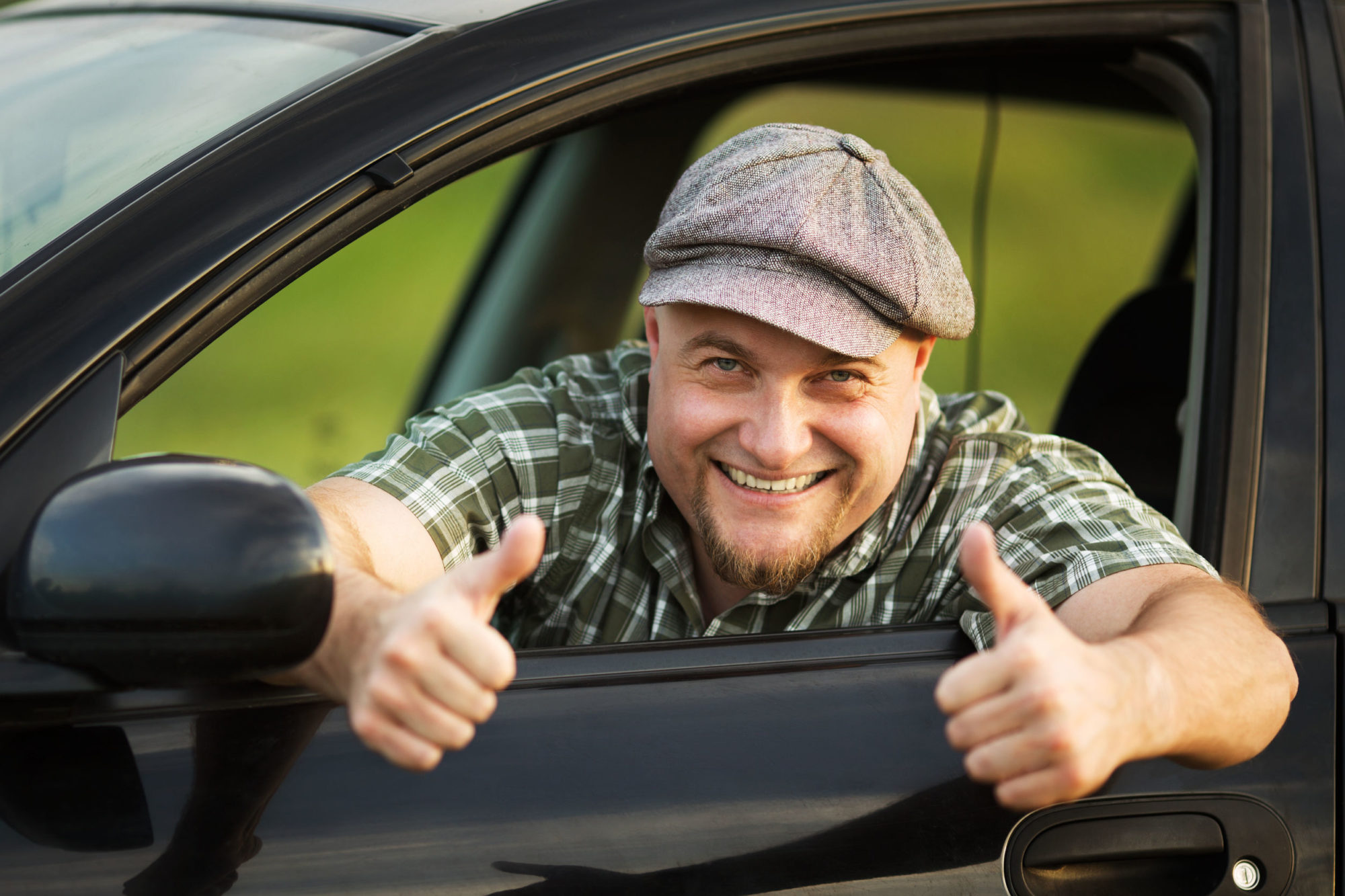 33101661 - happy driver shows that everything is fine FC_logo